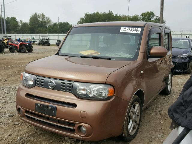 JN8AZ2KR8BT202284 - 2011 NISSAN CUBE BASE BROWN photo 2