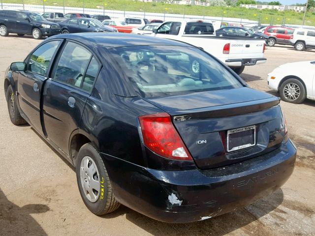 1G8AG52F33Z192426 - 2003 SATURN ION LEVEL BLACK photo 3