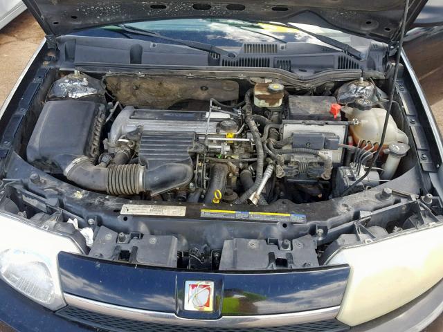 1G8AG52F33Z192426 - 2003 SATURN ION LEVEL BLACK photo 7