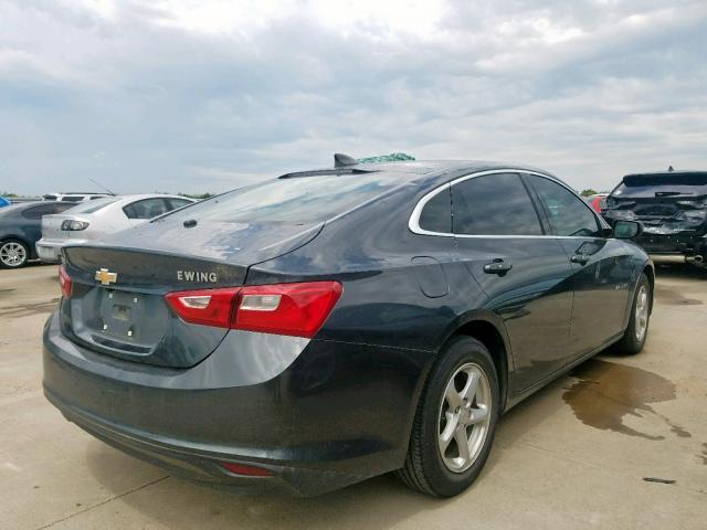 1G1ZB5ST7HF128193 - 2017 CHEVROLET MALIBU LS GRAY photo 4