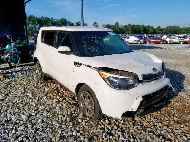 KNDJN2A22F7813292 - 2015 KIA SOUL WHITE photo 1