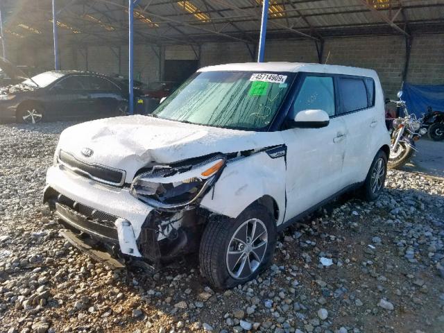 KNDJN2A22F7813292 - 2015 KIA SOUL WHITE photo 2