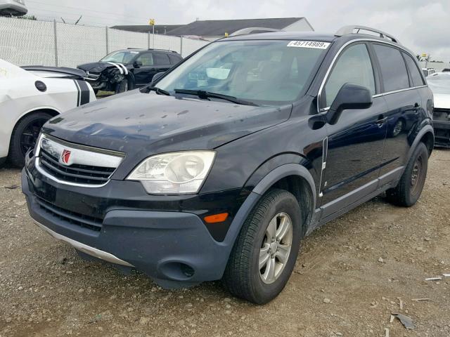 3GSCL33P68S510795 - 2008 SATURN VUE XE BLACK photo 2