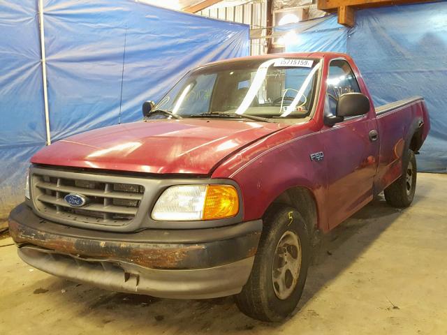 2FTRF17234CA22043 - 2004 FORD F-150 HERI RED photo 2