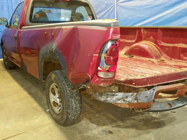 2FTRF17234CA22043 - 2004 FORD F-150 HERI RED photo 9