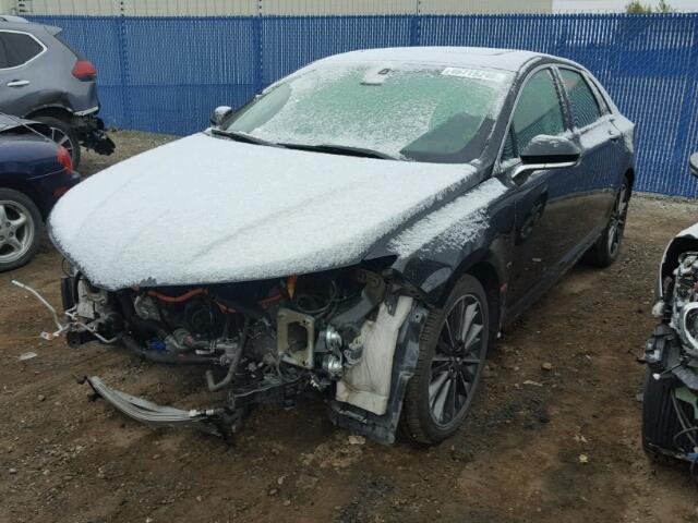 3LN6L2LUXER816762 - 2014 LINCOLN MKZ HYBRID BLACK photo 2