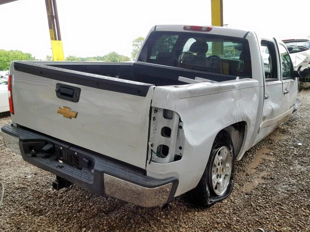 2GCEC13C071610925 - 2007 CHEVROLET SILVERADO WHITE photo 4