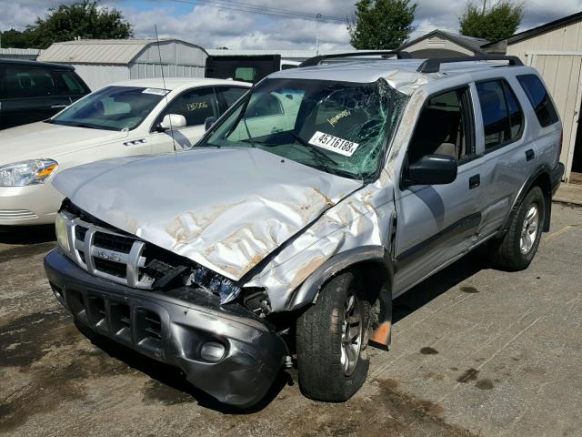 4S2CK58W834308726 - 2003 ISUZU RODEO S SILVER photo 2