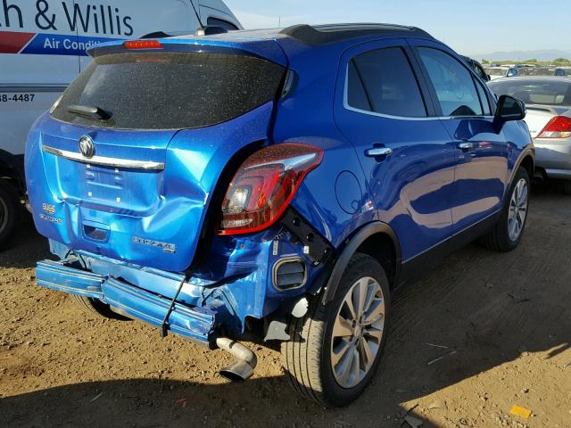 KL4CJESB3HB030934 - 2017 BUICK ENCORE PRE BLUE photo 4