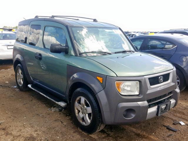 5J6YH28523L034929 - 2003 HONDA ELEMENT EX GREEN photo 1