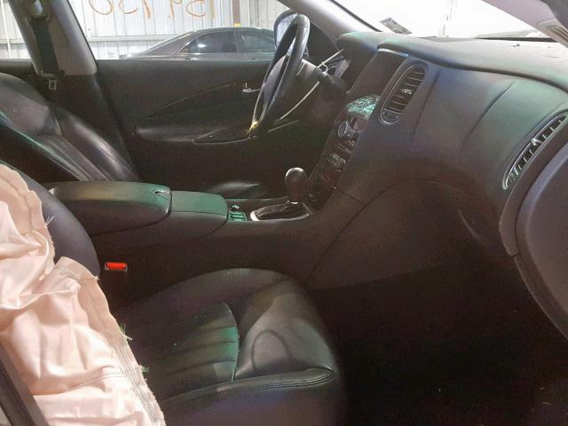 JN1AJ0HR5AM757932 - 2010 INFINITI EX35 BASE SILVER photo 5