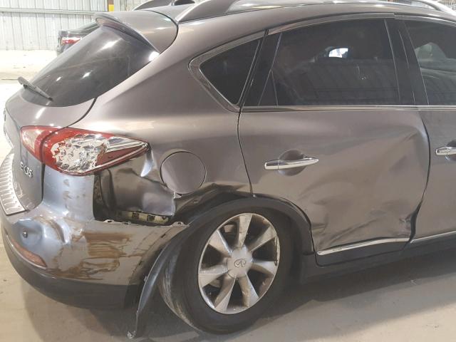JN1AJ0HR5AM757932 - 2010 INFINITI EX35 BASE SILVER photo 9