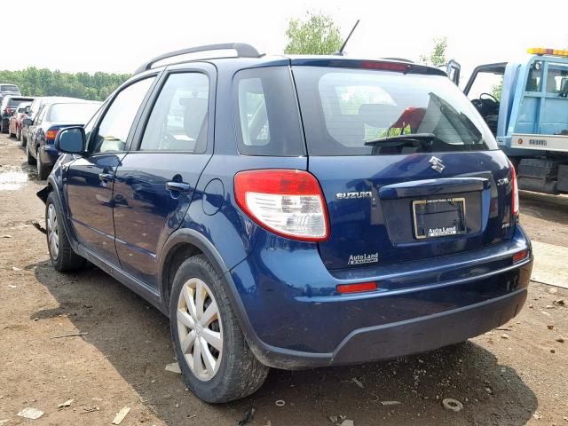 JS2YB5A39B6300032 - 2011 SUZUKI SX4 BLUE photo 3