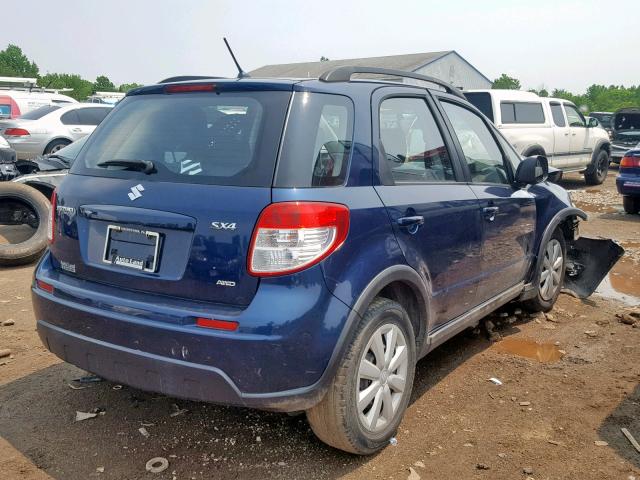 JS2YB5A39B6300032 - 2011 SUZUKI SX4 BLUE photo 4