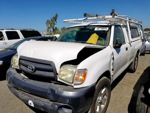 5TBJU32166S462836 - 2006 TOYOTA TUNDRA WHITE photo 2