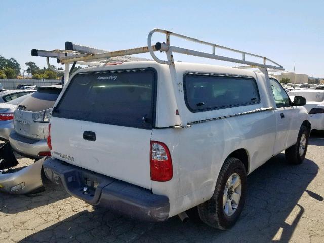 5TBJU32166S462836 - 2006 TOYOTA TUNDRA WHITE photo 4