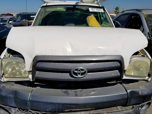 5TBJU32166S462836 - 2006 TOYOTA TUNDRA WHITE photo 7