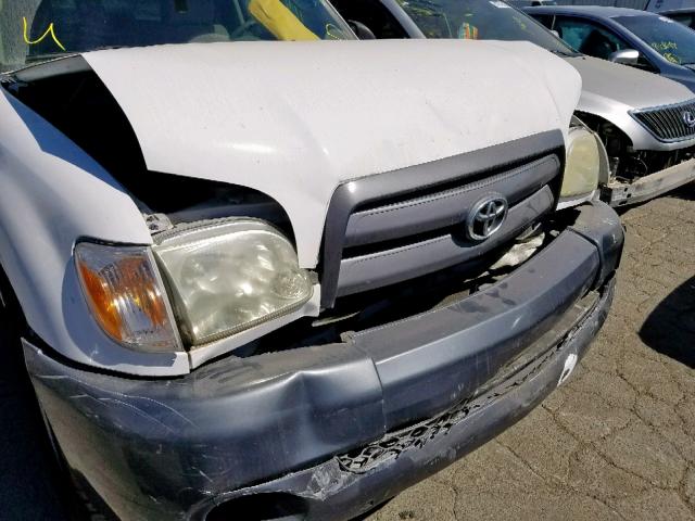 5TBJU32166S462836 - 2006 TOYOTA TUNDRA WHITE photo 9