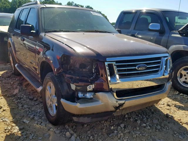 1FMEU64E37UB40612 - 2007 FORD EXPLORER E BURGUNDY photo 1