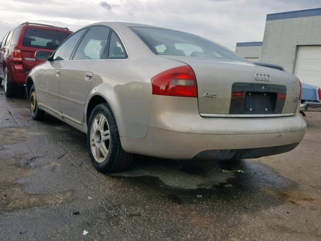 WAUEH24BXYN013467 - 2000 AUDI A6 2.8 QUA TAN photo 3