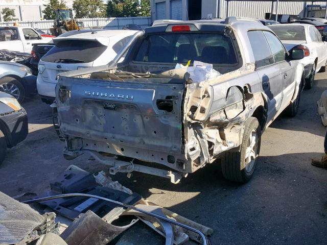 4S4BT62C456103979 - 2005 SUBARU BAJA SPORT BLUE photo 4