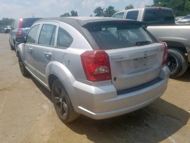 1B3CB4HAXAD605019 - 2010 DODGE CALIBER SX SILVER photo 3