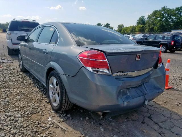 1G8ZS57BX8F258700 - 2008 SATURN AURA XE GRAY photo 3