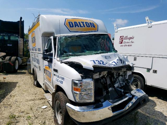 1FDWE3FL0EDB16891 - 2014 FORD ECONOLINE WHITE photo 1