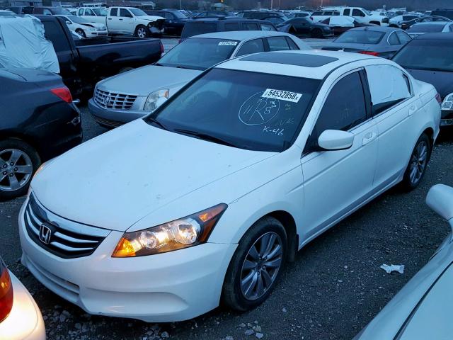 1HGCP2F84CA046058 - 2012 HONDA ACCORD EXL WHITE photo 2