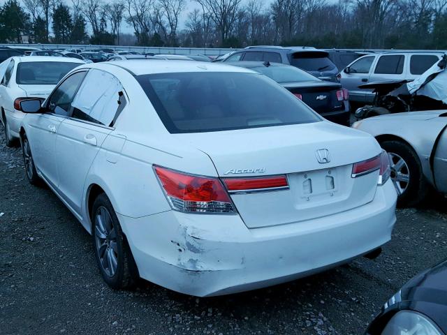 1HGCP2F84CA046058 - 2012 HONDA ACCORD EXL WHITE photo 3