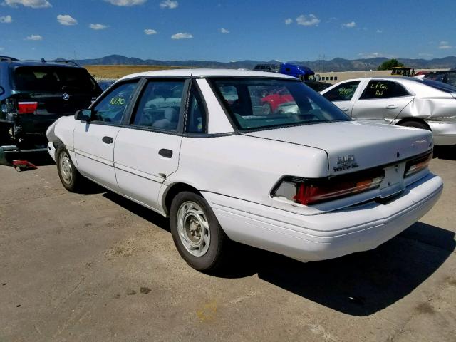 1FAPP36X8RK157766 - 1994 FORD TEMPO GL WHITE photo 3