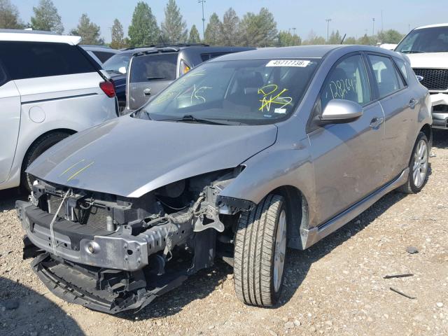 JM1BL1K53B1498027 - 2011 MAZDA 3 S GRAY photo 2