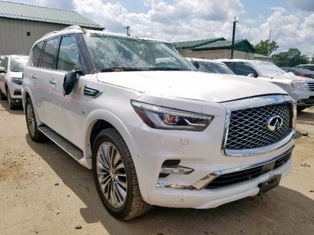 JN8AZ2NE6K9232342 - 2019 INFINITI QX80 LUXE WHITE photo 1