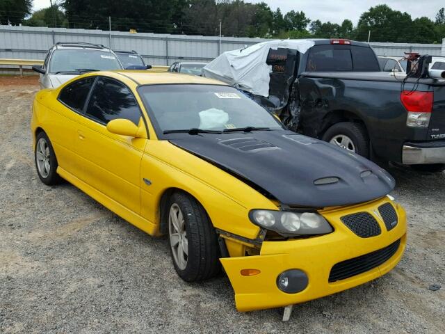 6G2VX12G54L217556 - 2004 PONTIAC GTO YELLOW photo 1