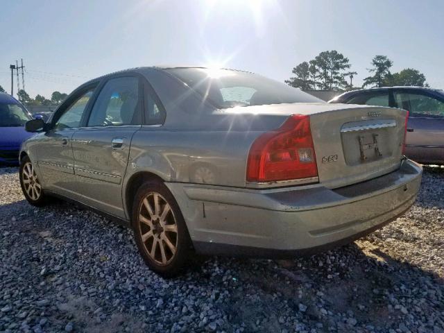 YV1TH59H941383491 - 2004 VOLVO S80 2.5T BLUE photo 3