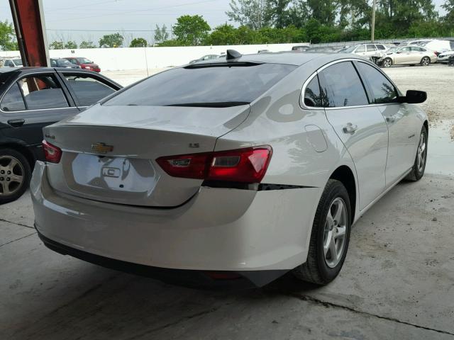 1G1ZB5ST5GF204766 - 2016 CHEVROLET MALIBU LS თეთრი ფოტო 4