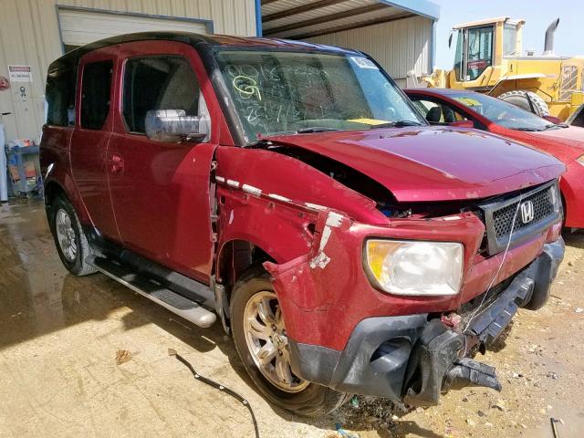 5J6YH18796L011678 - 2006 HONDA ELEMENT EX RED photo 1