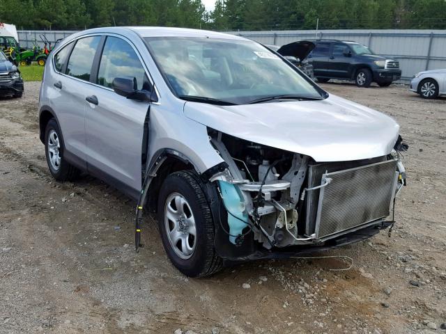 2HKRM3H3XEH553972 - 2014 HONDA CR-V LX SILVER photo 1