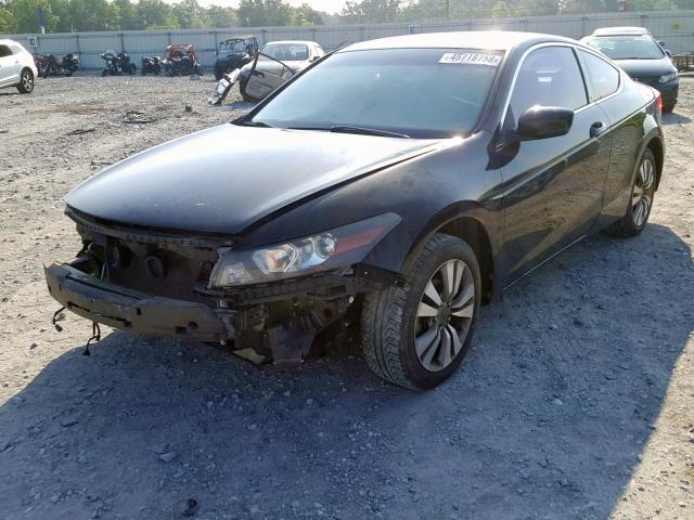 1HGCS1A31BA013795 - 2011 HONDA ACCORD LX- BLACK photo 2