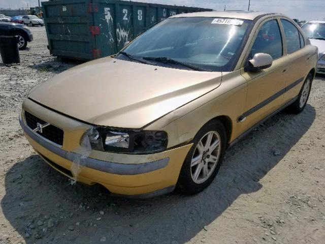 YV1RS61RX12038062 - 2001 VOLVO S60 GOLD photo 2