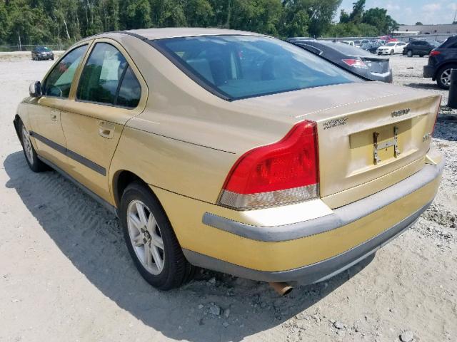 YV1RS61RX12038062 - 2001 VOLVO S60 GOLD photo 3