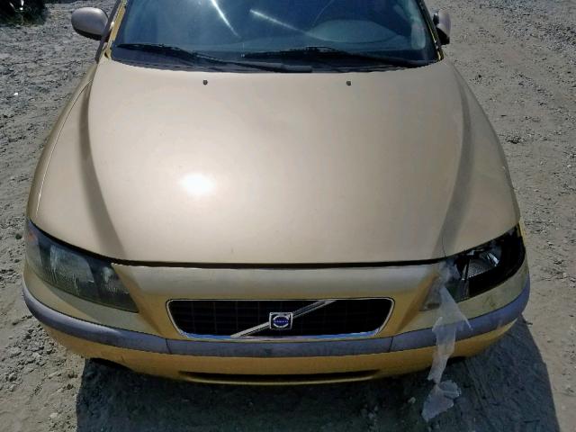 YV1RS61RX12038062 - 2001 VOLVO S60 GOLD photo 7