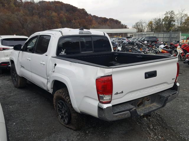 3TMCZ5AN1HM045872 - 2017 TOYOTA TACOMA DOU თეთრი ფოტო 3