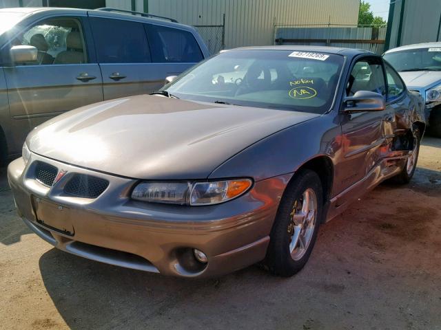 1G2WP12KXYF119617 - 2000 PONTIAC GRAND PRIX GRAY photo 2