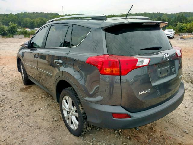 2T3YFREV7FW162433 - 2015 TOYOTA RAV4 LIMIT GRAY photo 3