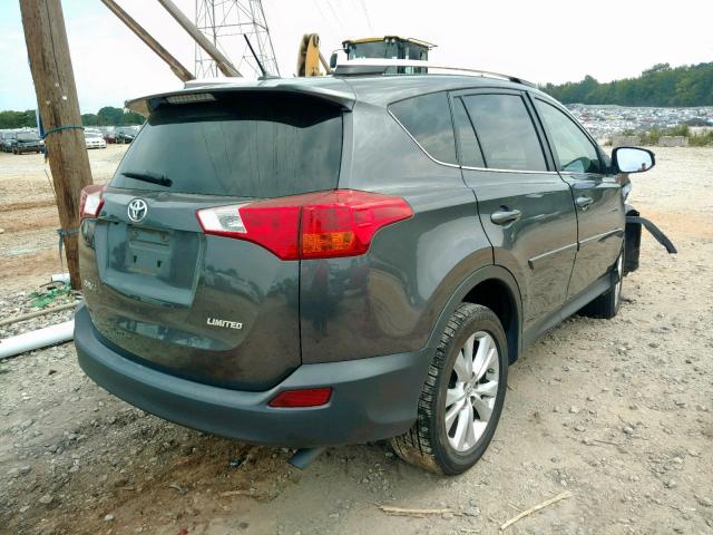 2T3YFREV7FW162433 - 2015 TOYOTA RAV4 LIMIT GRAY photo 4