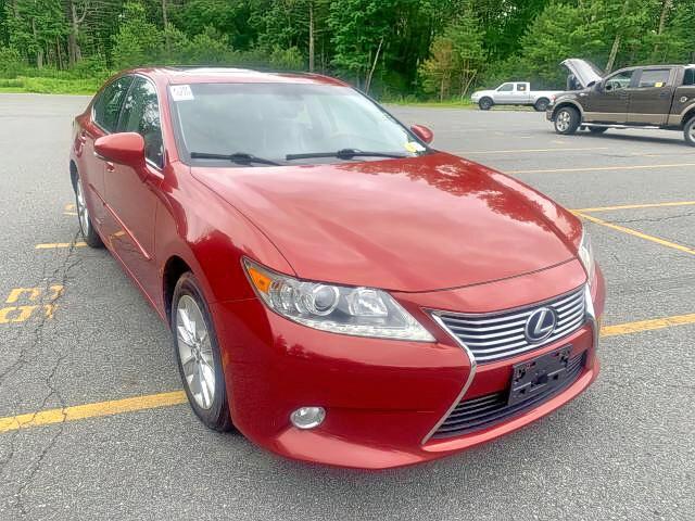 JTHBW1GGXD201222X - 2013 LEXUS ES 300H RED photo 2