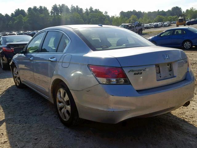 1HGCP368X9A030753 - 2009 HONDA ACCORD EXL GRAY photo 3