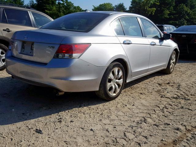 1HGCP368X9A030753 - 2009 HONDA ACCORD EXL GRAY photo 4