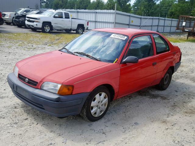 JT2AC52L1V0202359 - 1997 TOYOTA TERCEL CE RED photo 2